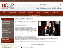 Tablet Screenshot of hop-law.com